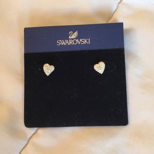 NEW Swarovski heart earrings